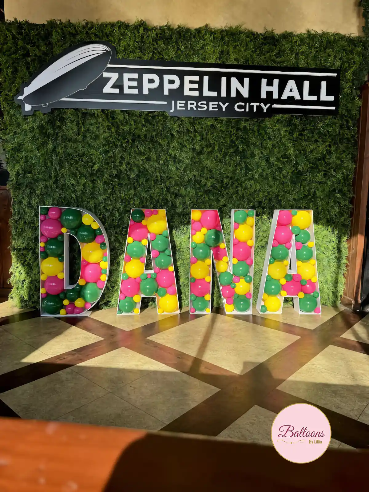 Dana Balloon Mosaic Marquee Delivery Hoboken NJ