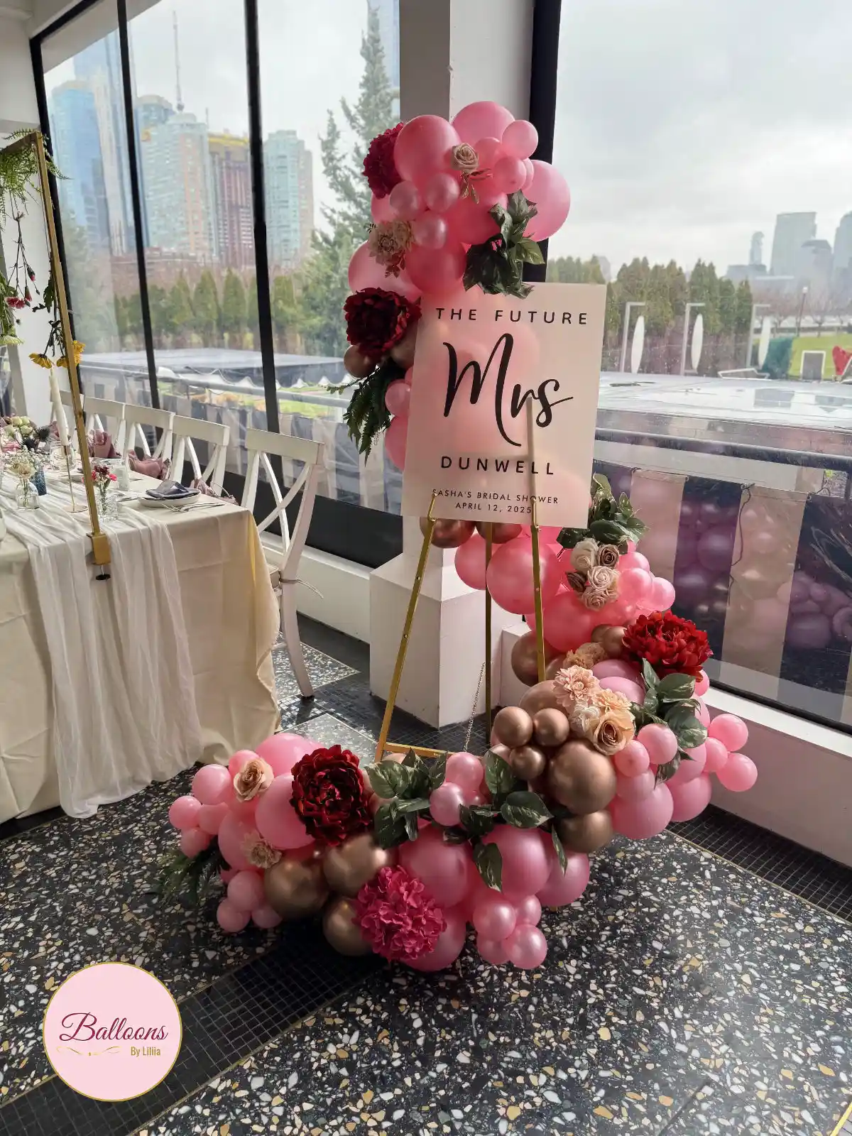 Mr Mrs Welcome Sign Flower Decor NJ