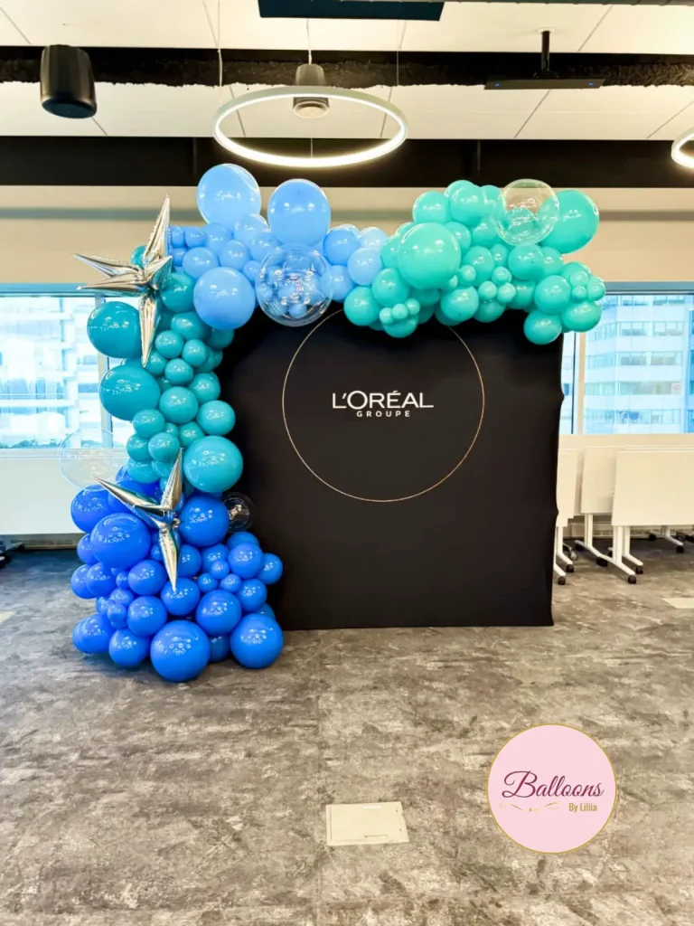Balloon garland backdrop cover package