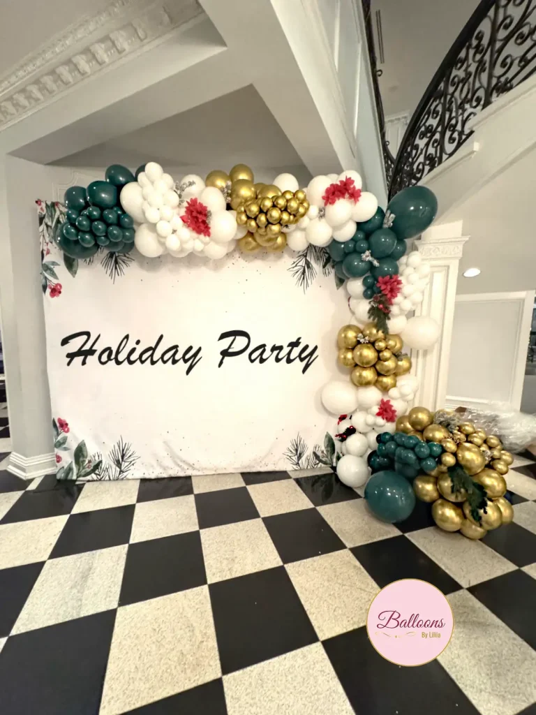 Branded balloon wall package