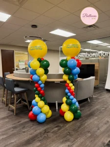 Hispanic Heritage Balloon Columns NJ and NYC
