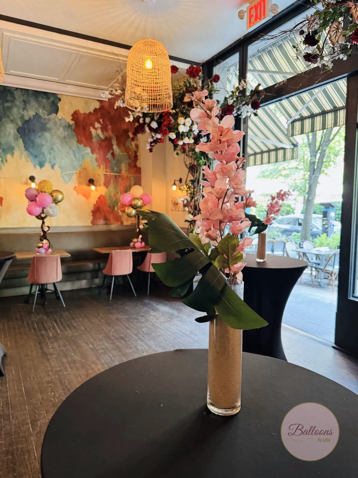 Floral centerpiece styling for corporate dinners galas and receptions
